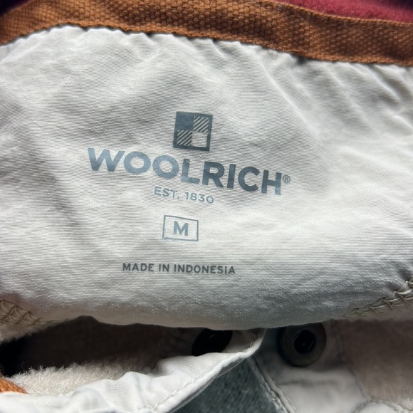 WOOLRICH 1/4 SNAP BUTTON MENS SIZE MEDIUM TAN SWEATER PULLOVER - Picture 7 of 8